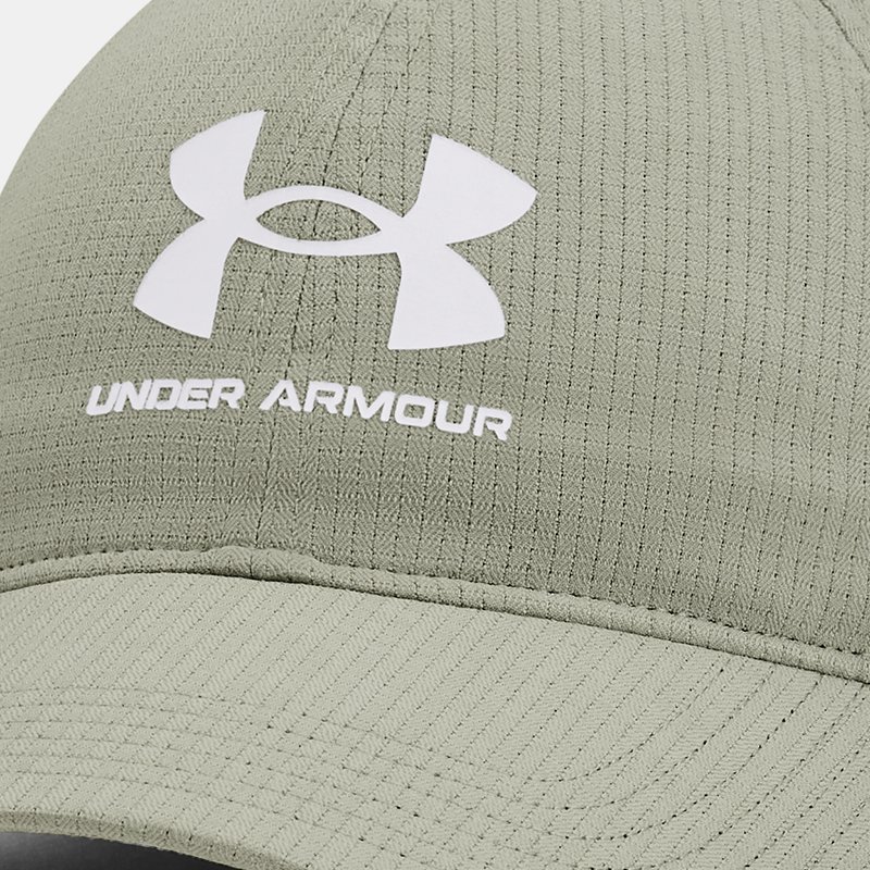 Men's  Under Armour  Iso-Chill ArmourVent™ Adjustable Hat Grove Green / White OSFM