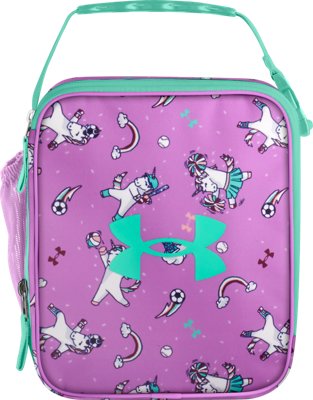 pink under armour lunch box