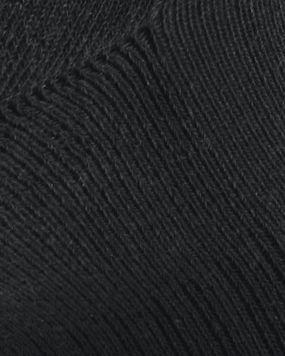 Lot de 3 paires de chaussettes invisibles UA Core unisexes, Black, pdpMainDesktop image number 2