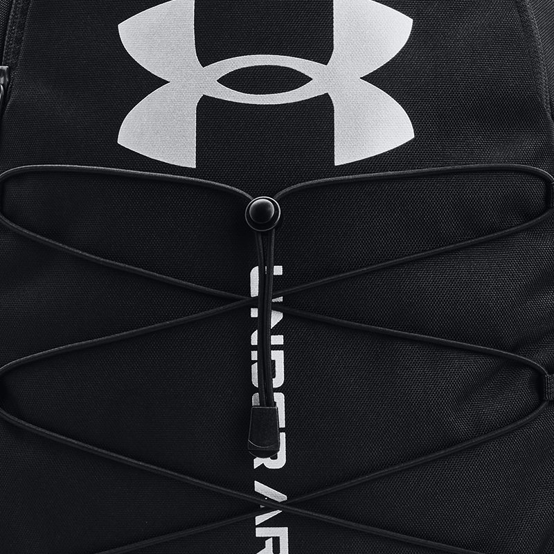 Under Armour Hustle Sport Backpack Black / Black / Silver One Size