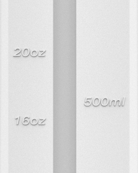 Botella de agua de 0,9 l UA Sideline Squeeze, White, pdpMainDesktop image number 2