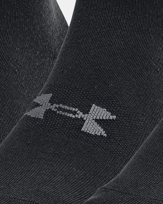 Unisex UA Essential Low Cut Socks 3-Pack in Black image number 0