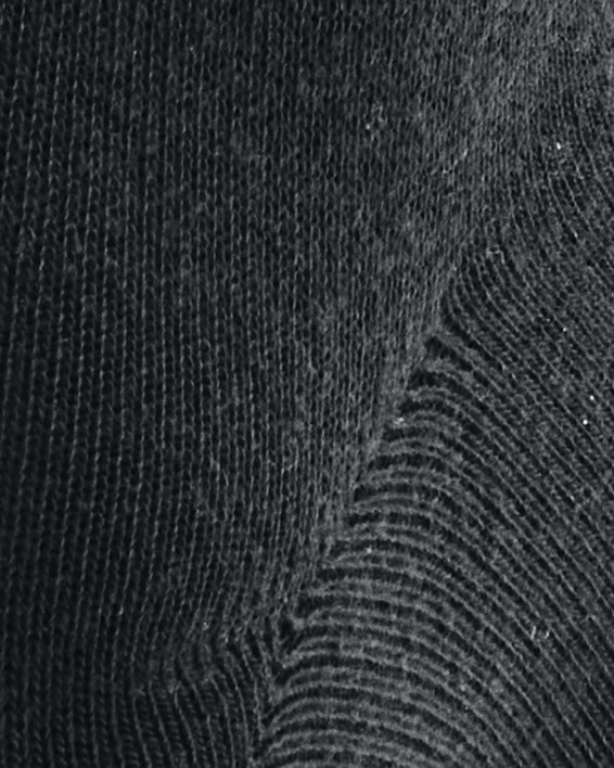 Unisex UA Essential Low Cut Socks 3-Pack in Black image number 2