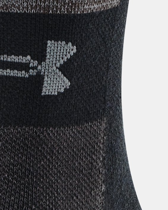 Unisex UA Cold Weather Crew Socks 2-Pack in Black image number 2