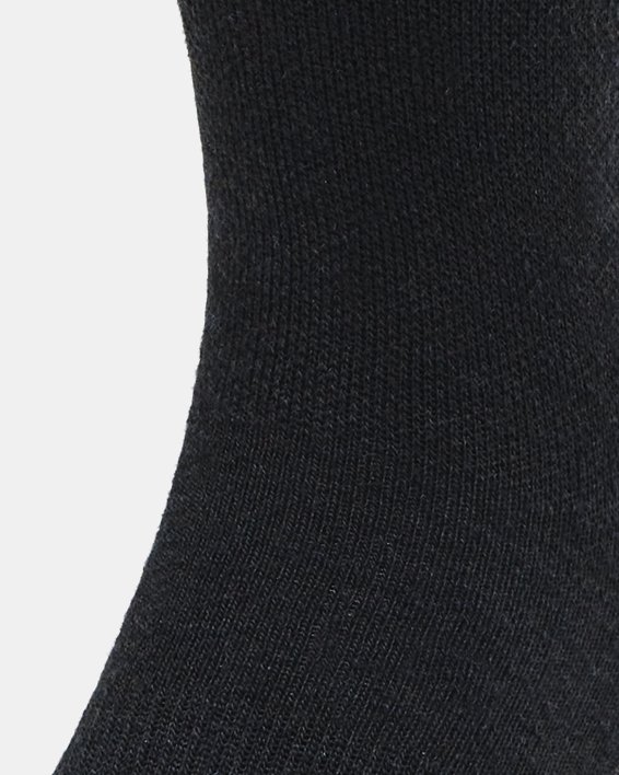 Unisex UA Cold Weather Crew Socks 2-Pack in Black image number 1