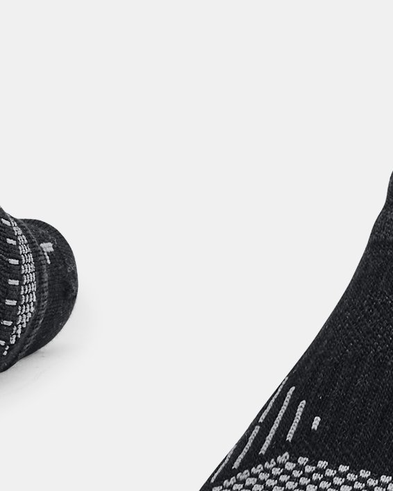 Unisex UA RUSH™ Quarter Socks, Black, pdpMainDesktop image number 0