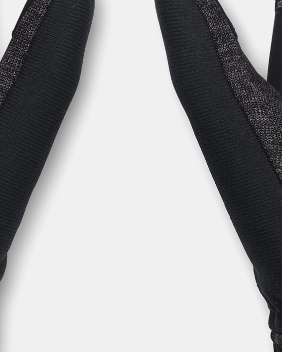 Men's UA Storm Fleece Gloves, Black, pdpMainDesktop image number 1