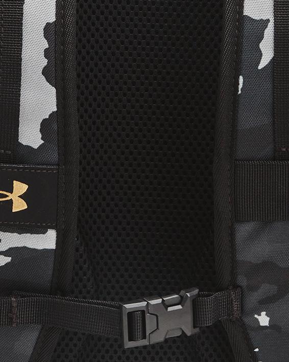 Under Armour Storm Backpack Black Red Gray Adjustable Padded Straps Logo
