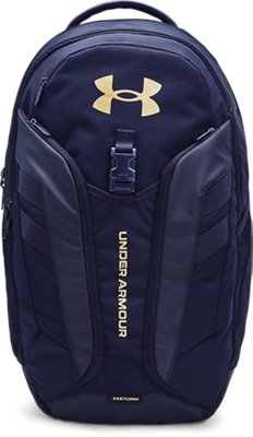 Under Armour Rugzak Hustle Pro Midnight Marineblauw/Midnight Marineblauw/Metalen Goud