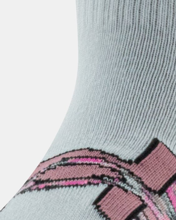 Girls' UA Essential Quarter Socks 6-Pack