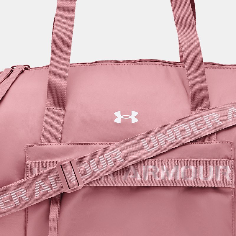 Image of Under Armour Women's Under Armour Favorite Duffle Bag Pink Elixir / White OSFM