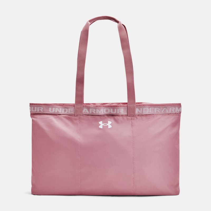 Image of Under Armour Women's Under Armour Favorite Tote Bag Pink Elixir / White OSFM