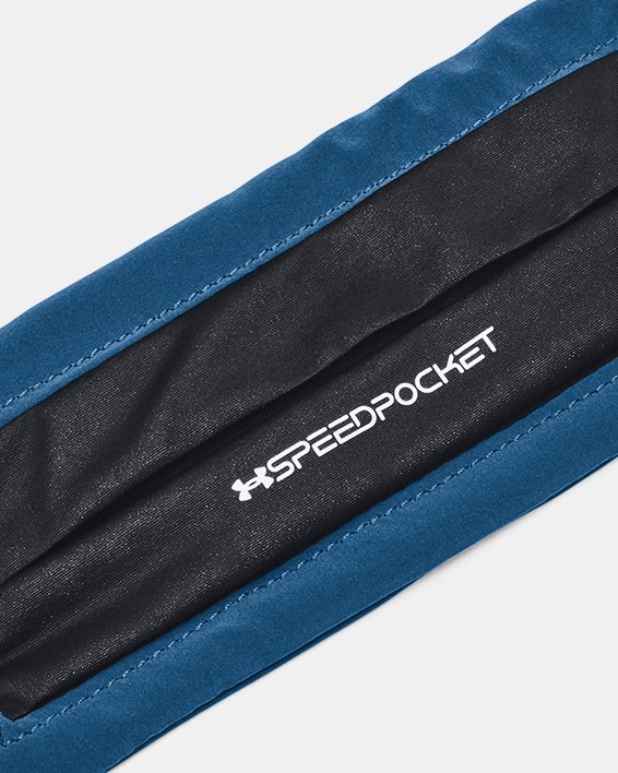 UA Flex Speedpocket Run Belt in Blue image number 1