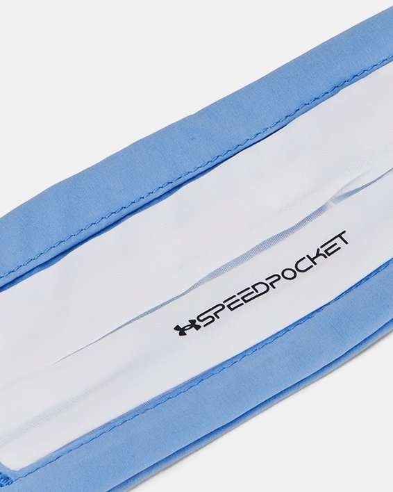 UA Flex Speedpocket Run Belt, Blue, pdpMainDesktop image number 1