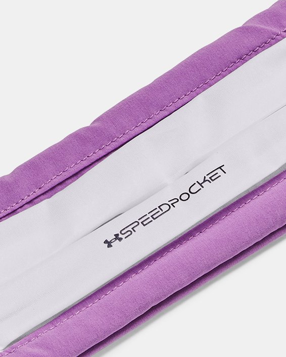 UA Flex Speedpocket Run Belt in Purple image number 1