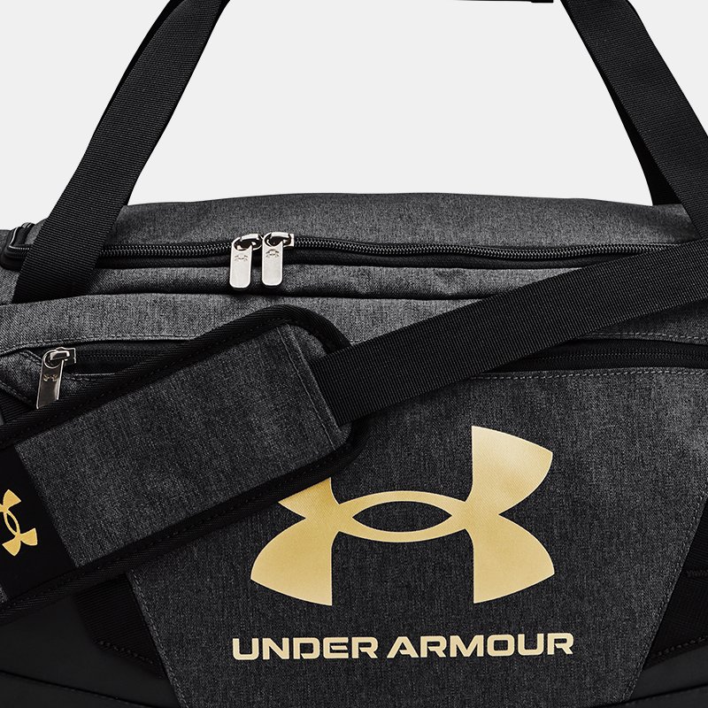 Under Armour  Undeniable 5.0 Small Duffle Bag Black Medium Heather / Black / Metallic Gold OSFM