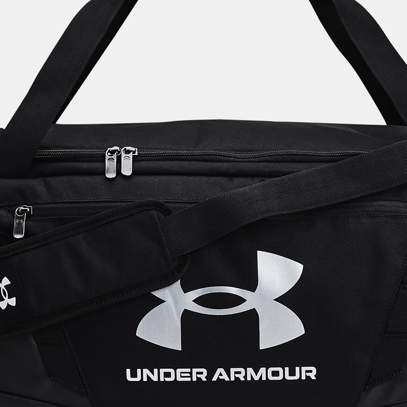 Image of Under Armour Under Armour Undeniable 5.0 Medium Duffle Bag Black / Black / Metallic Silver OSFM