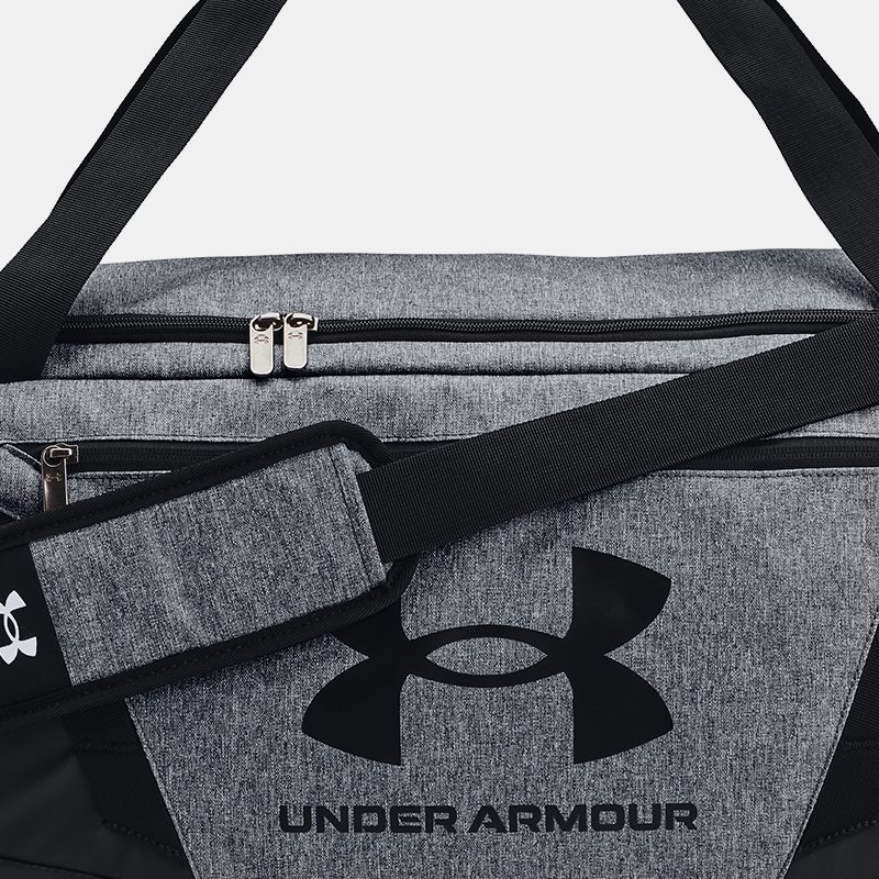 Image of Under Armour Under Armour Undeniable 5.0 Medium Duffle Bag Pitch Gray Medium Heather / Black / Black OSFM