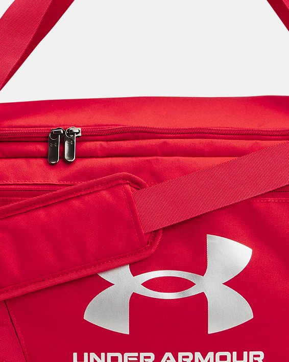 adidas Defender 4 Small Duffel Bag - Red/White - Soccer Shop USA