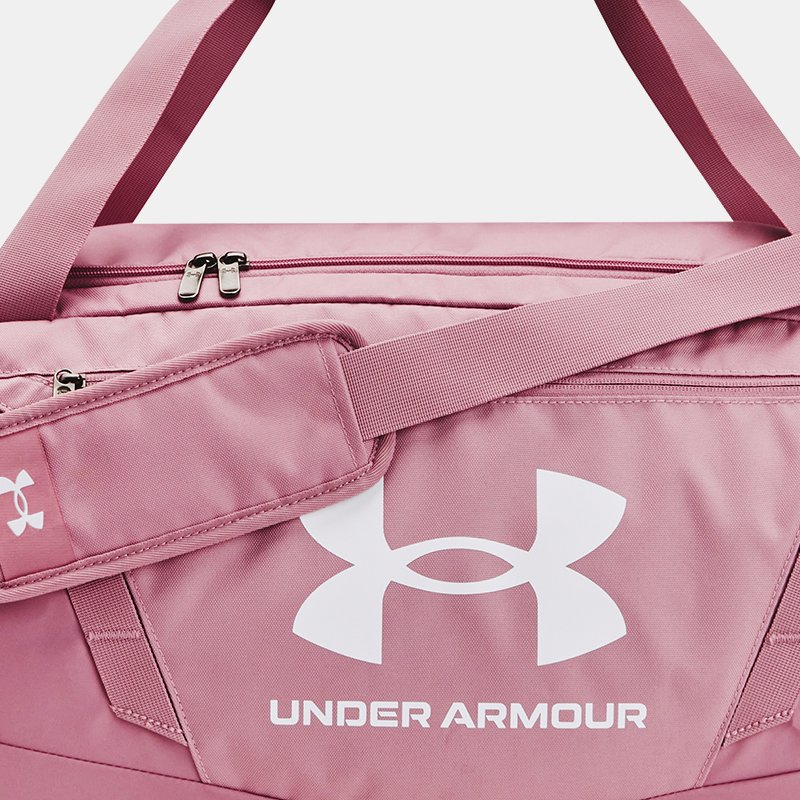 Image of Under Armour Under Armour Undeniable 5.0 Medium Duffle Bag Pink Elixir / White OSFM