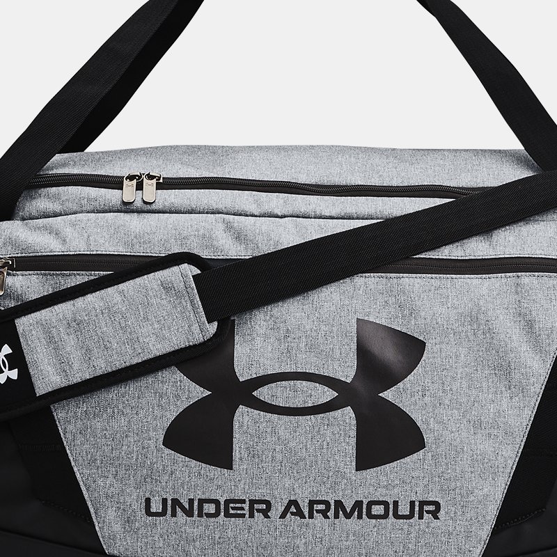 Image of Under Armour Under Armour Undeniable 5.0 Large Duffle Bag Pitch Gray Medium Heather / Black / Black OSFM