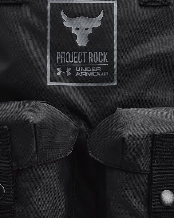 กระเป๋ายิมทรงกระสอบ Project Rock in Black image number 0