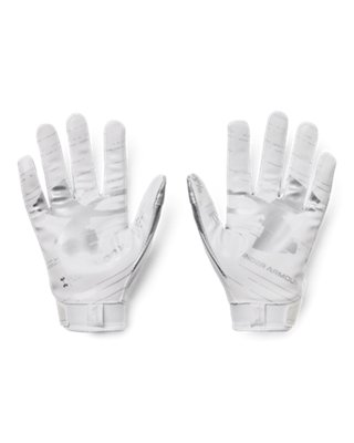 all white youth football gloves