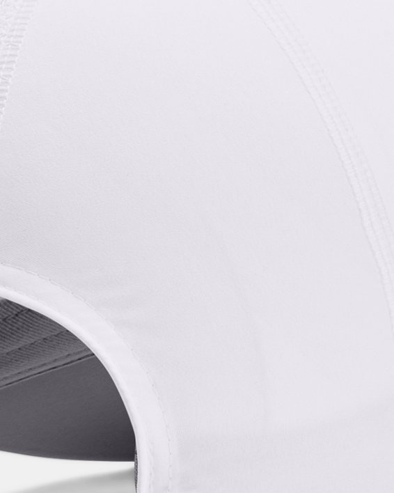 Men's UA Shadow Run Adjustable Cap in White image number 1