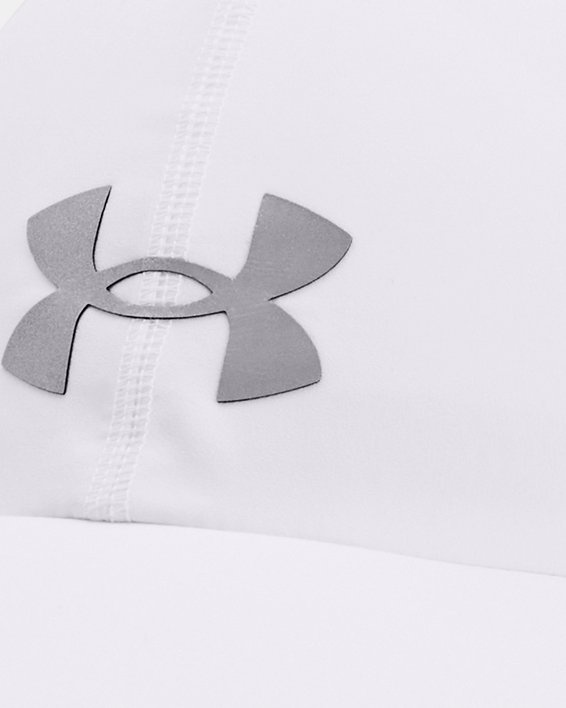 Men's UA Shadow Run Adjustable Cap in White image number 0