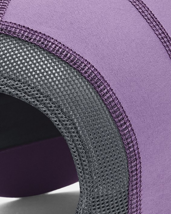 Under Armour Women's Shadow Run Adjustable Hat/Cap - Purple, OSFM