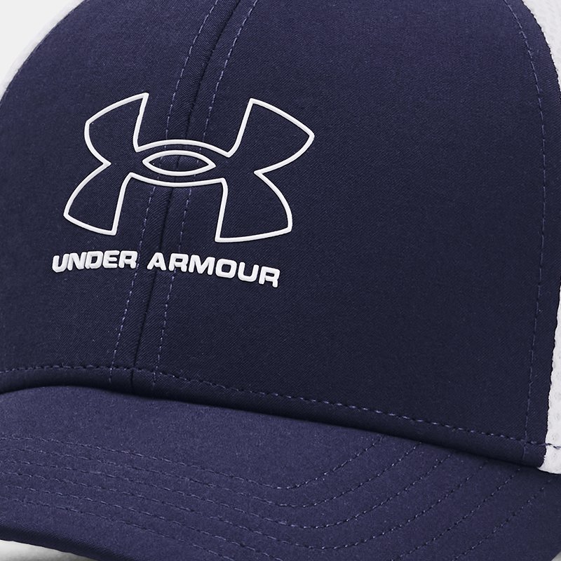 Image of Under Armour Men's Under Armour Iso-Chill Driver Mesh Cap Midnight Navy / White L/XL
