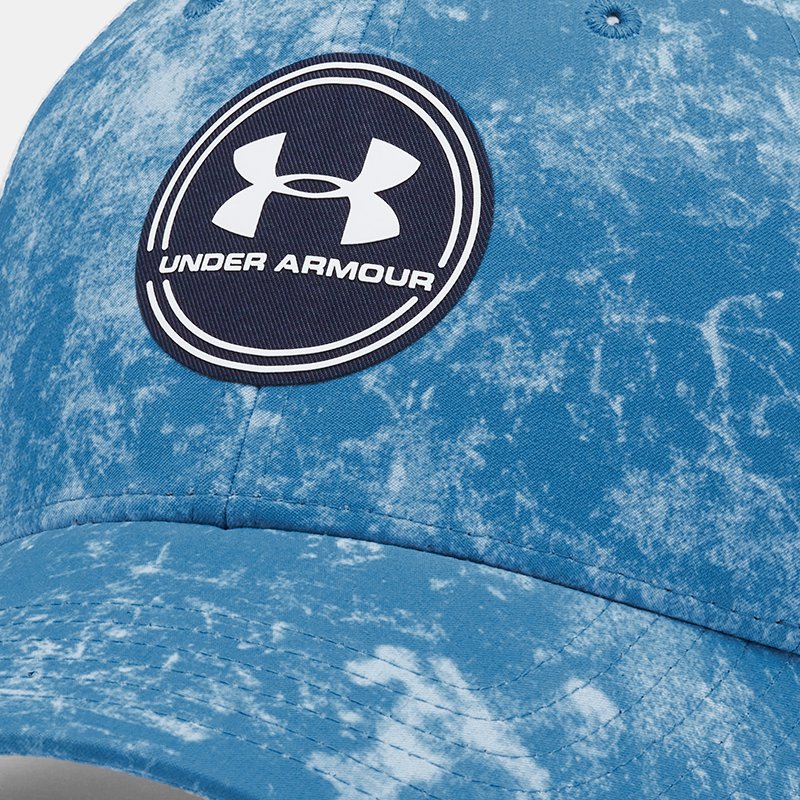 Image of Under Armour Men's Under Armour Iso-Chill Driver Mesh Adjustable Cap Photon Blue / White OSFM