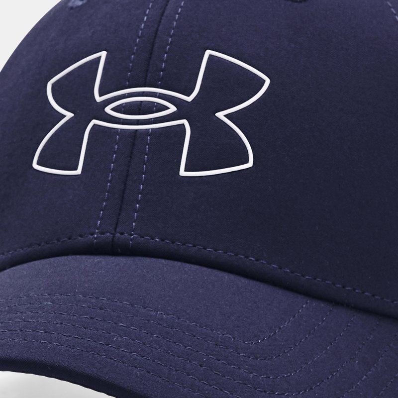 Men's Under Armour Iso-Chill Driver Mesh Adjustable Cap Midnight Navy / White One Size