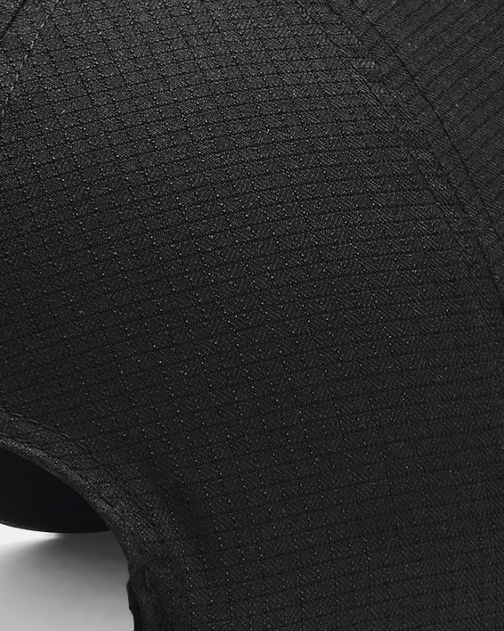 หมวกแก๊ป UA Iso-Chill Armourvent™ Fish Adjustable สำหรับผู้ชาย in Black image number 1