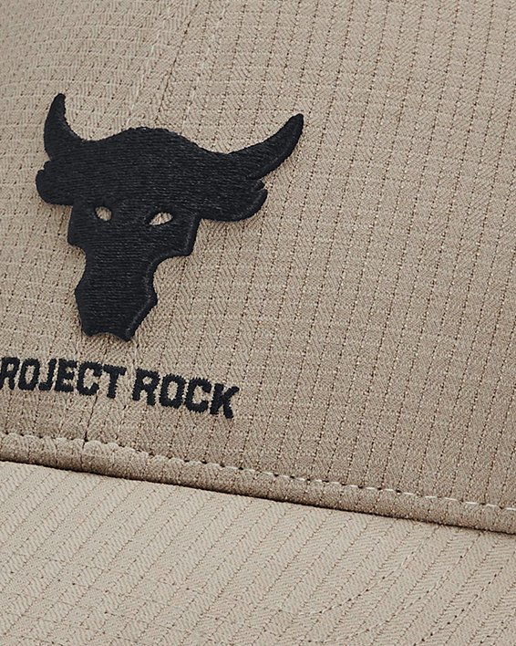Under Armour Men's Project Rock Trucker Hat - Brown, OSFM