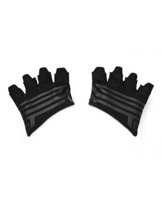 Women's UA Half Training Gloves, Black, pdpMainDesktop image number 1