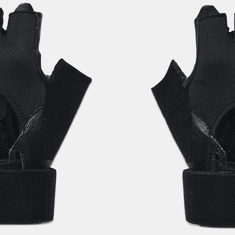 Men's Under Armour Weightlifting Gloves Black / Black / Pitch Gray XXL