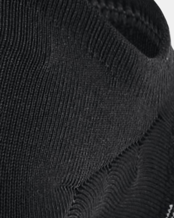 Lot de 3 paires de chaussettes basses doublées UA Breathe Lite Ultra pour femme, Black, pdpMainDesktop image number 2