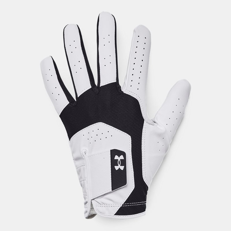 Men's Under Armour Iso-Chill Golf Glove Black / White / White LMD