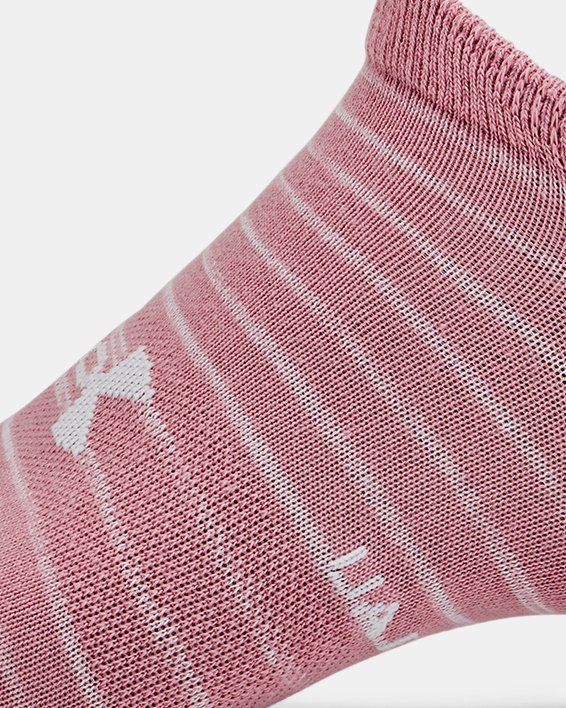 Unisex sokken UA Essential No Show – 6 paar, Pink, pdpMainDesktop image number 3