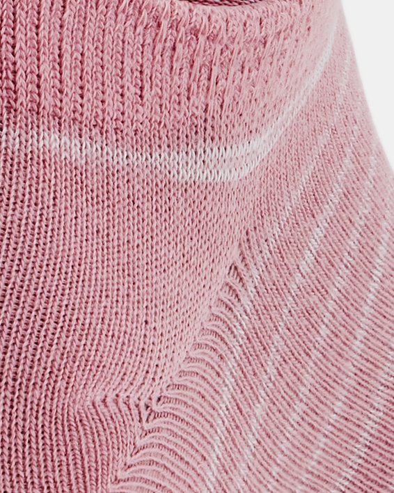 Chaussettes invisibles UA Essential unisexes (lot de 6 paires), Pink, pdpMainDesktop image number 2