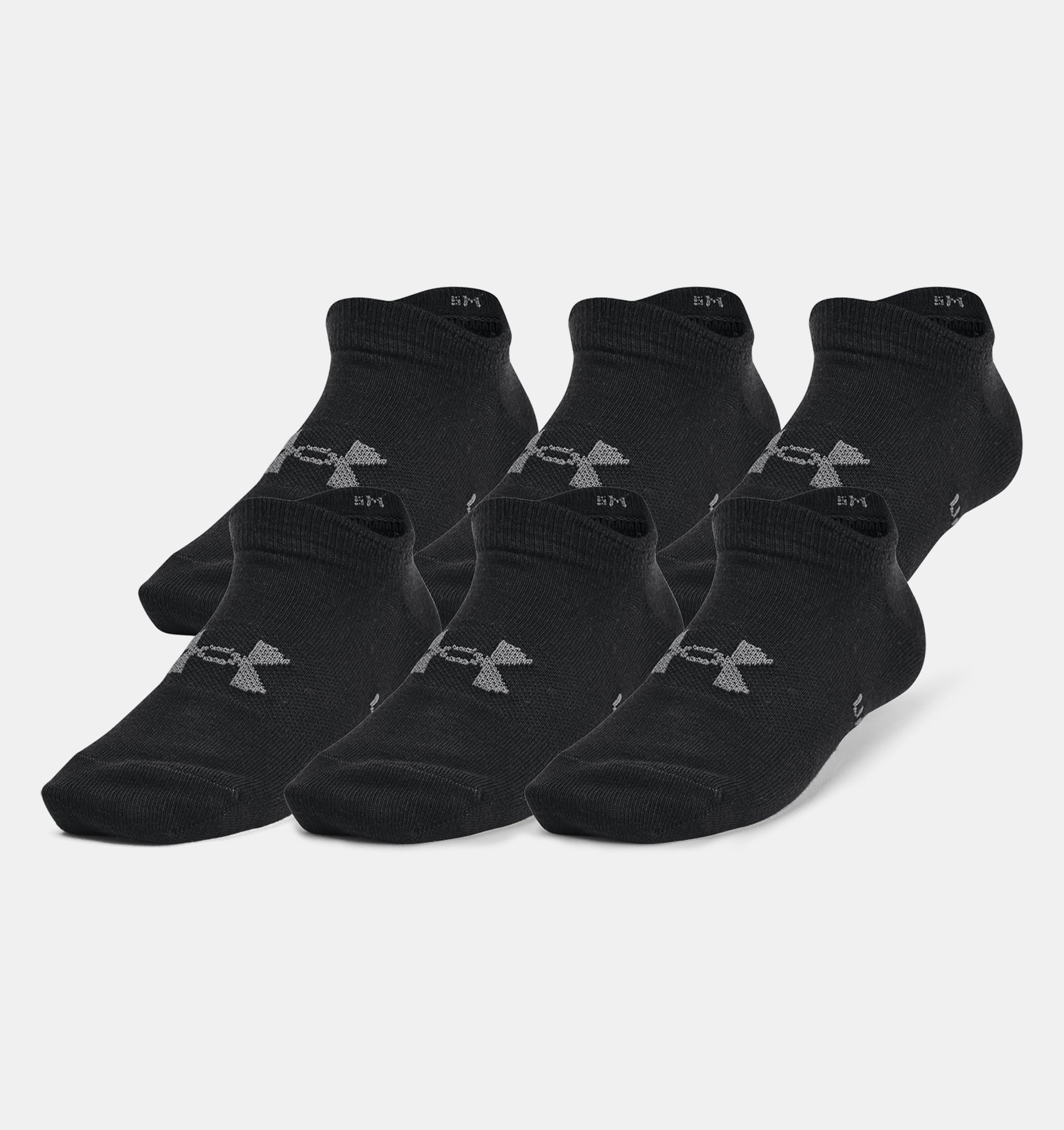 Pack de 3 pares de calcetines tobilleros Under Armour Ua Ultra Lo  1351784-001 Negro