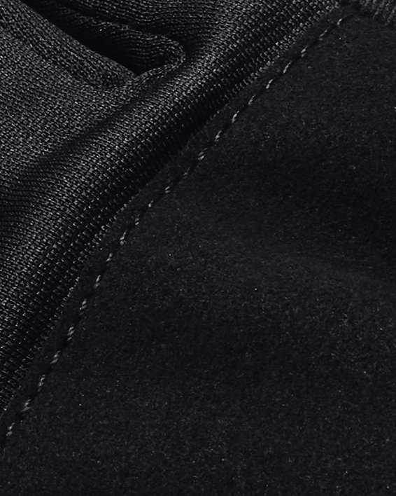 Women's UA Storm Fleece Geo Gloves, Black, pdpMainDesktop image number 3