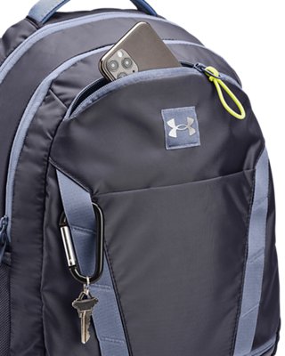 Mochila UA Hustle Signature para mujer, Gray, pdpMainDesktop image number 4