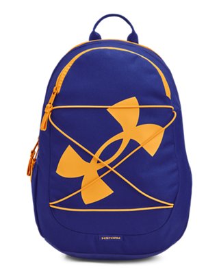 neon orange under armour backpack