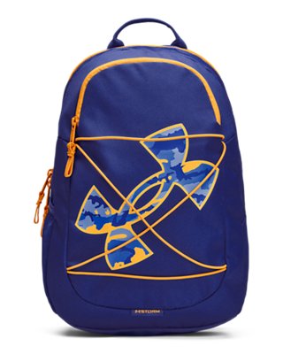 UA Hustle Play Backpack, Blue, pdpZoomDesktop image number 0