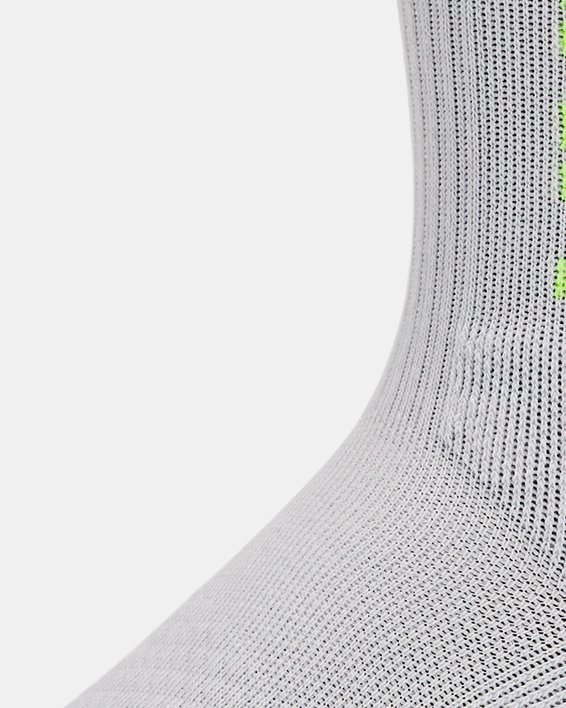 Unisex UA 3-Maker 3-Pack Mid-Crew Socks in Gray image number 3