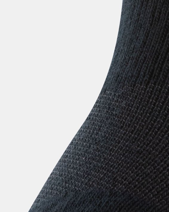 Chaussettes mi-hauteur UA 3-Maker unisexe, paq. de 3