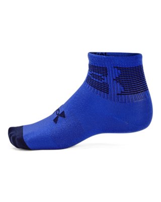 Calcetines UA Essential Quarter para ni&ntilde;os - Paquete de 3, Blue, pdpMainDesktop image number 3