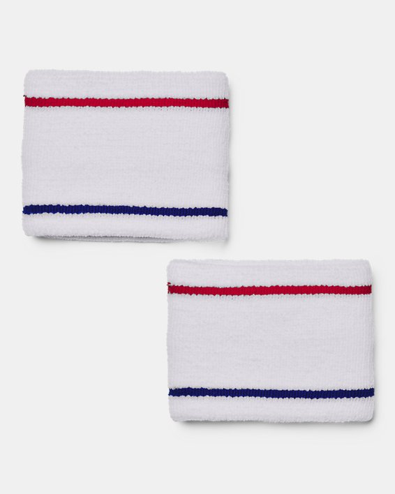 Unisex UA Striped Performance Terry 2-Pack Wristbands